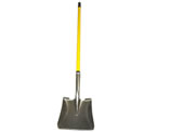 Square-Head Steel Spade with Fiberglass Handle