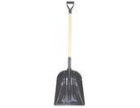 Plastic Snow Spade with Wooden Handle