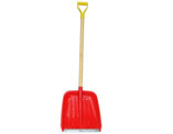 Plastic Snow Spade with Wooden Handle