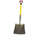 D-shaped Square-head Steel Spade with Fiberglass Handle