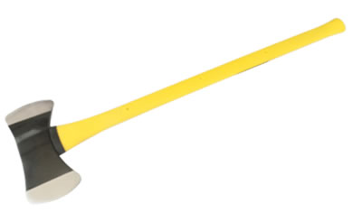 Well-packed Axe with Fiberglass Handle