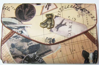 Three Open Flip Wallet